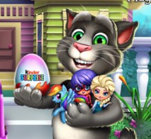 Play Talking Tom Kinder Surprise Game