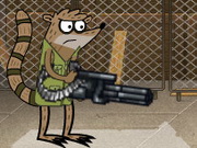 Play Regular Show Line Of Defense Game