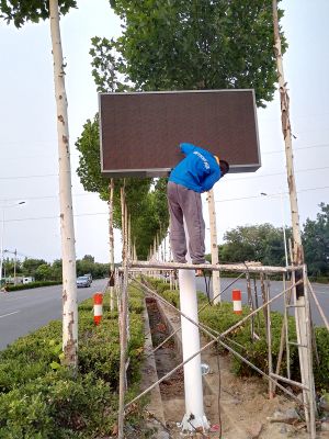 濰坊交警支隊(duì)室外P10雙色