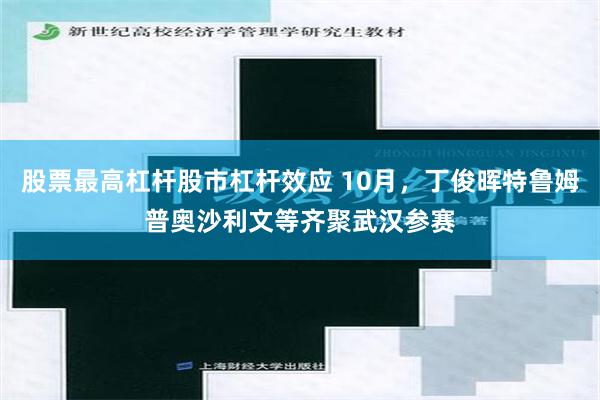 股票最高杠杆股市杠杆效应 10月，丁俊晖特鲁姆普奥沙利文等齐聚武汉参赛