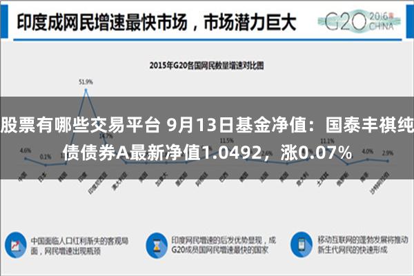 股票有哪些交易平台 9月13日基金净值：国泰丰祺纯债债券A最新净值1.0492，涨0.07%