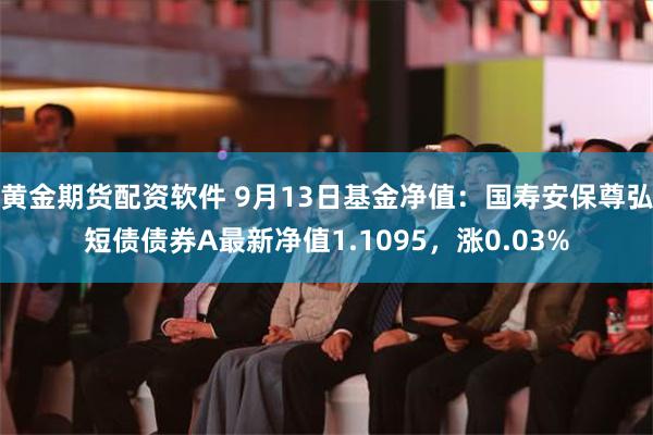 黄金期货配资软件 9月13日基金净值：国寿安保尊弘短债债券A最新净值1.1095，涨0.03%