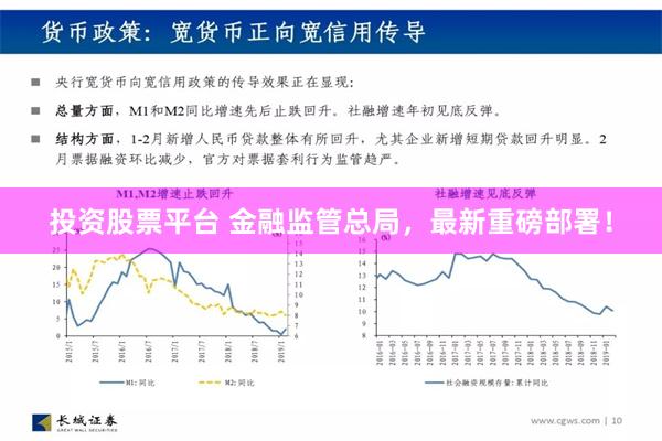 投资股票平台 金融监管总局，最新重磅部署！