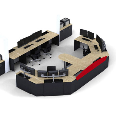 法院指挥中心操作台定制