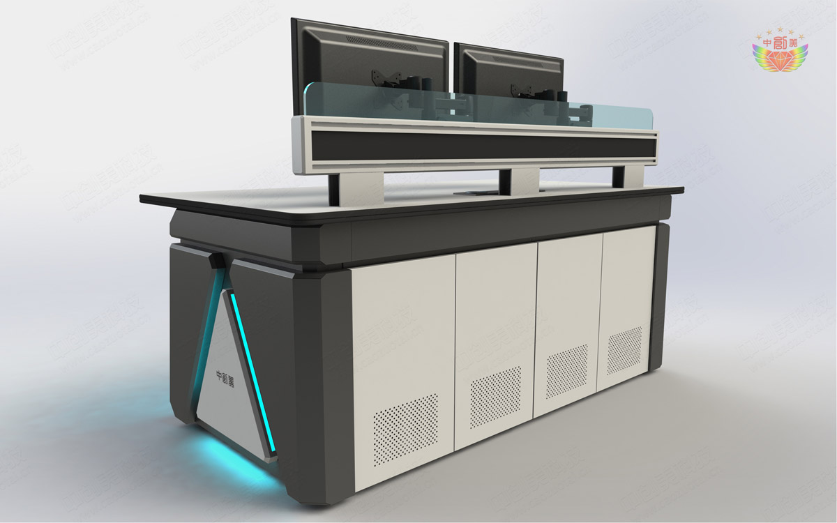 升降指挥中心控制台效果示意图