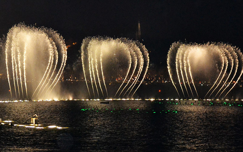 北京市首都機場音樂噴泉