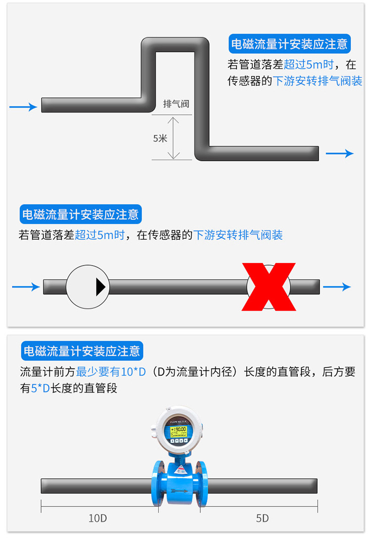 液体流量计安装注意事项