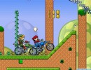 マリオをリンクがバイクで戦うバランスレースゲーム マリオvsゼルダ