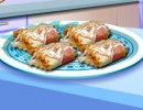 料理ゲーム チキンラザニア ロールアップ