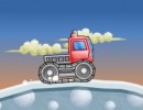 デコボコ雪道を走るトラックゲーム スノートラック