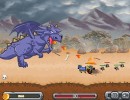 巨大ドラゴンで人々を倒していくシューティングゲーム ファイヤー アンド マイト