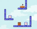 キャラを引っ張って旗まで飛ばす物理ゲーム Jumping Box Reincarnation