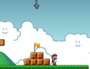 理不尽な罠があるマリオのアクションゲーム アンフェアマリオ