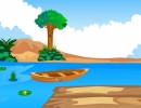 脱出ゲーム Wooden Boat Escape From River