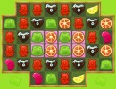 同じ種類のお菓子やフルーツをなぞって消していくパズルゲーム ヤミーマミー