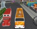大型バスを操作して駐車していくパーキングゲーム バス パーキング 3D ワールド 2