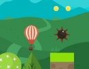クリックで風を出して気球を進ませるゲーム バルーン クレイジー