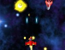 宇宙空間での弾幕シューティングゲーム Cosmic Commander