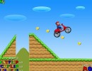 バイクに乗ったマリオのバランスゲーム マリオバイク