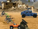 ジープ車を守るガンシューティングゲーム Warzone Getaway