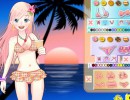 着せ替えゲーム アニメビキニ ドレスアップ