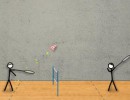棒人間のバトミントゲーム Stick Figure Badminton