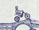 手書き風のバイクゲーム ノートブック トライアル