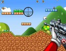 マリオがライフルで敵を射撃するゲーム ライフルマン マリオ