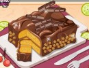 料理ゲーム ピーナッツ·バター·チョコレートケーキ