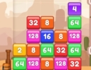 同じ数字を重ねて大きな数字を作っていくパズルゲーム Train 2048