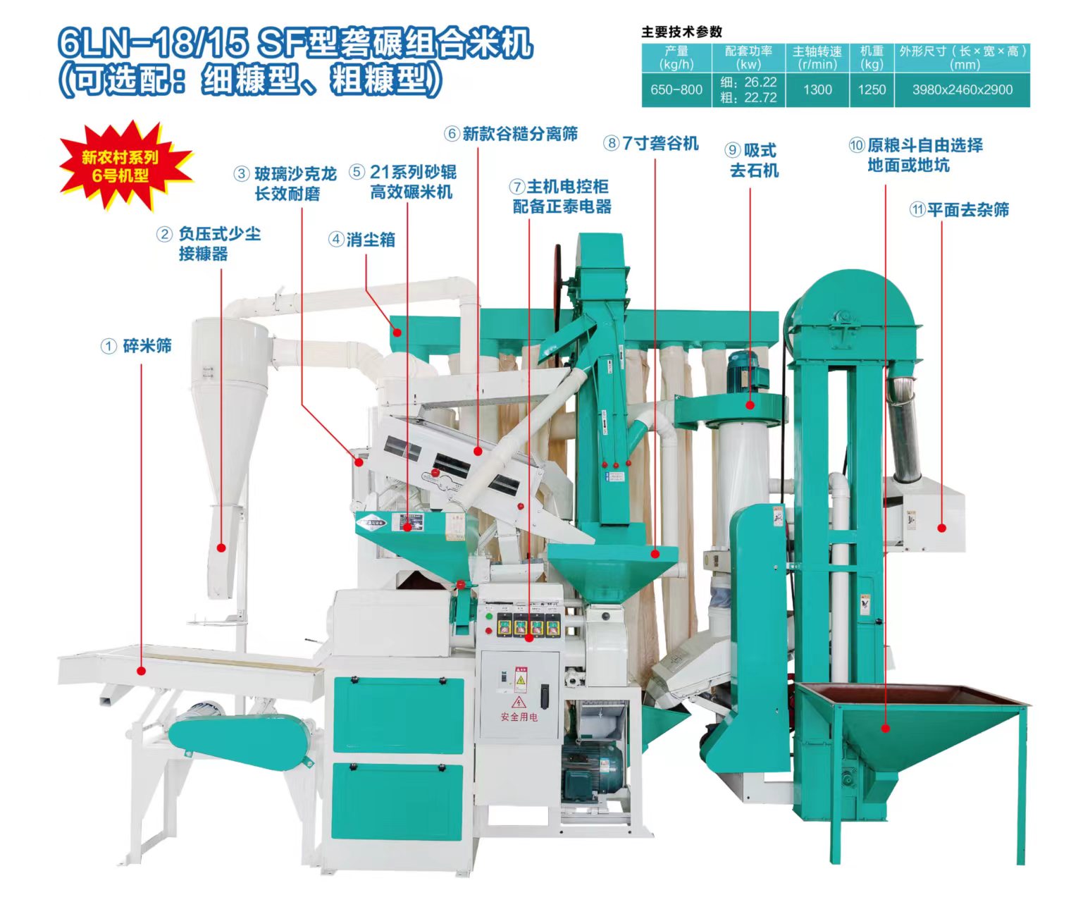 18型組合碾米機