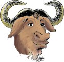 [image of the head of a GNU]