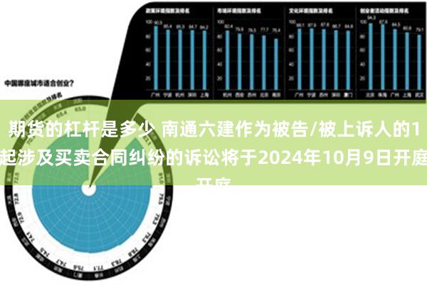 期货的杠杆是多少 南通六建作为被告/被上诉人的1起涉及买卖合同纠纷的诉讼将于2024年10月9日开庭