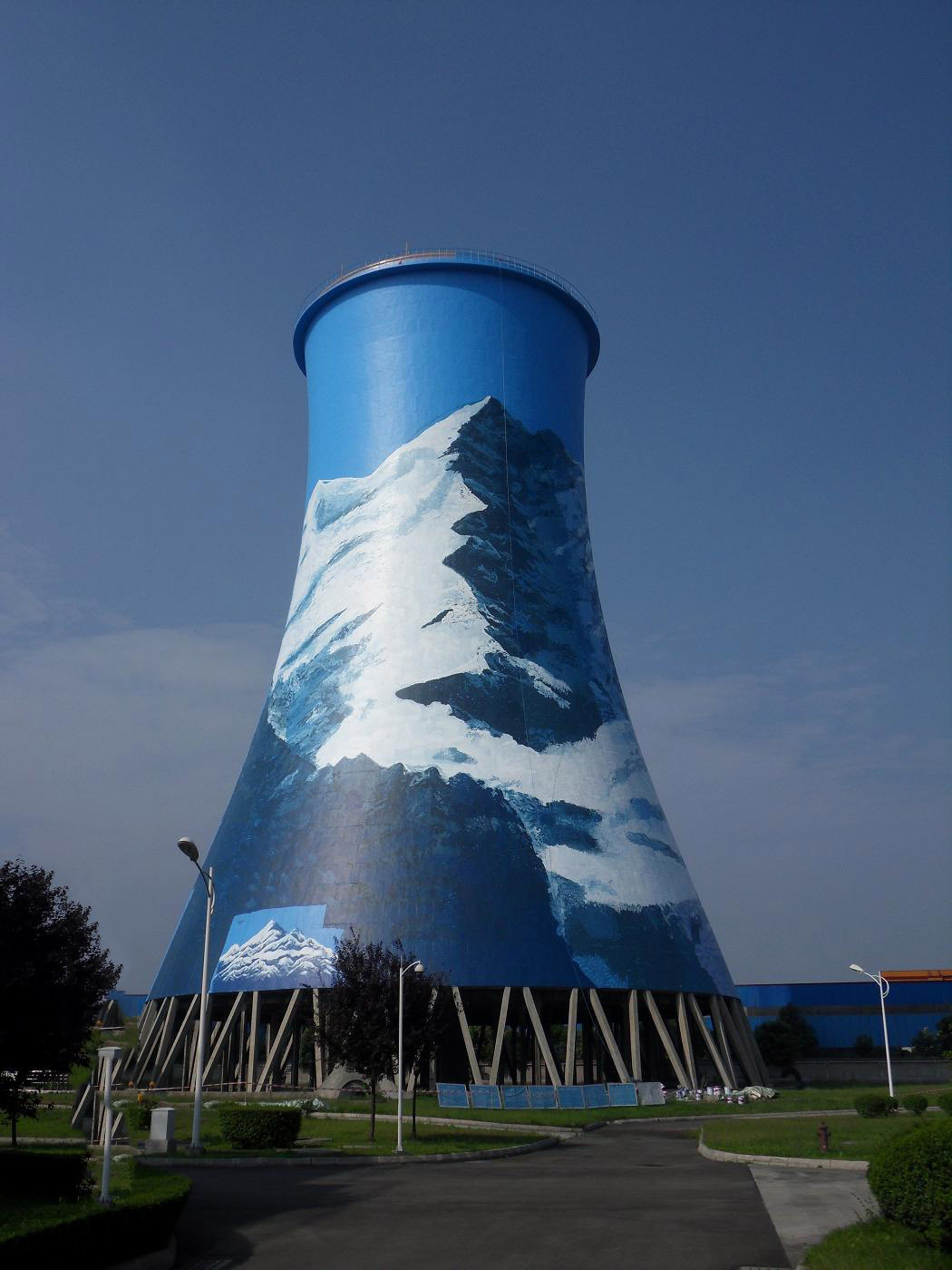 Cooling tower lighting