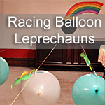 Racing Balloon Leprechauns