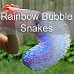 Rainbow Bubble Snakes