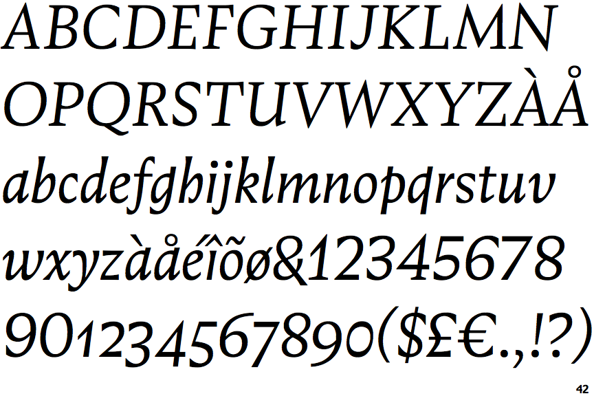 Messer Italic