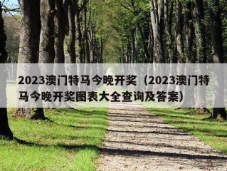 2023澳门特马今晚开奖（2023澳门特马今晚开奖图表大全查询及答案）