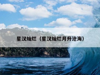 星汉灿烂（星汉灿烂月升沧海）