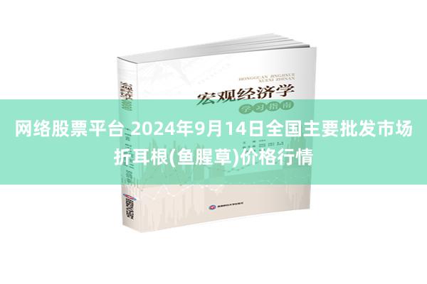 网络股票平台 2024年9月14日全国主要批发市场折耳根(鱼腥草)价格行情