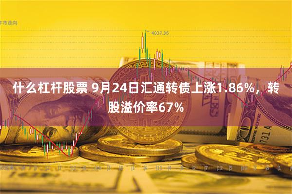 什么杠杆股票 9月24日汇通转债上涨1.86%，转股溢价率67%