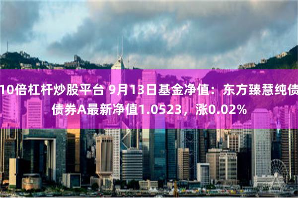 10倍杠杆炒股平台 9月13日基金净值：东方臻慧纯债债券A最新净值1.0523，涨0.02%