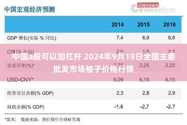 中国a股可以加杠杆 2024年9月19日全国主要批发市场柚子价格行情