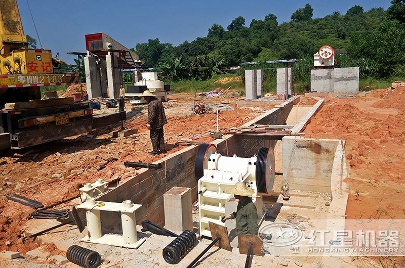 海南新建機制砂廠圖片