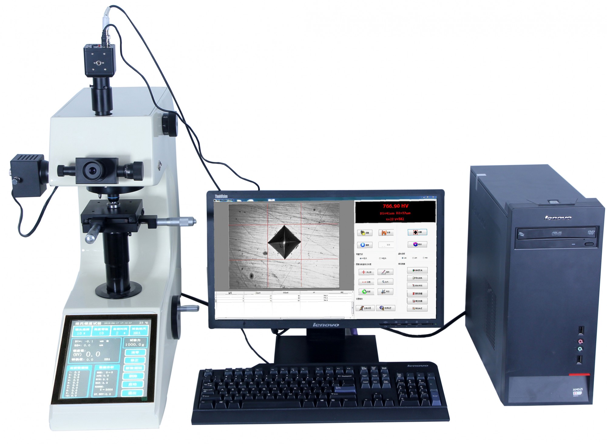 内蒙古MHVS-1000ZT触摸屏显微维氏硬度计