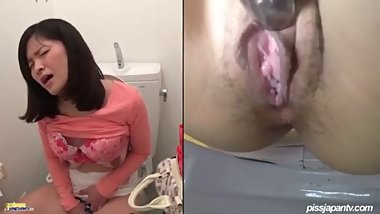 Japanese girl caught masturbating