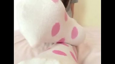 Cute Asian Nylon Soles 1