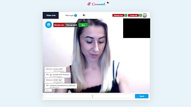 omegle coomet blonde shows up (non-naked)