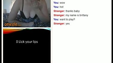 Omegle 28 - Brittany is a good little slut for daddy