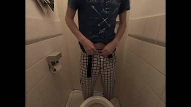 young teen pissing